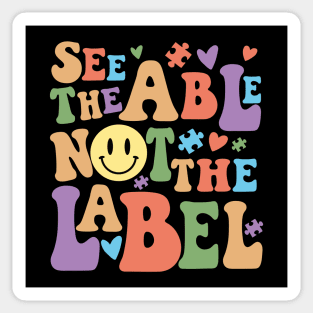 See the Able, Not the Label: Celebrating World Autism Awareness Day Sticker